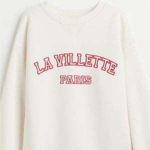 ‼️NWT LA VILLETTE PARIS SWEATSHIRT